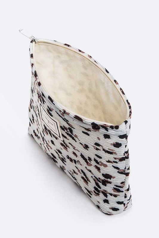 Crinkle Large Cosmetic Soft Pouch