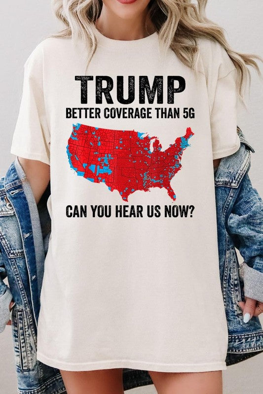 Trump Better Coverage Than 5G Heavy Cotton Tee