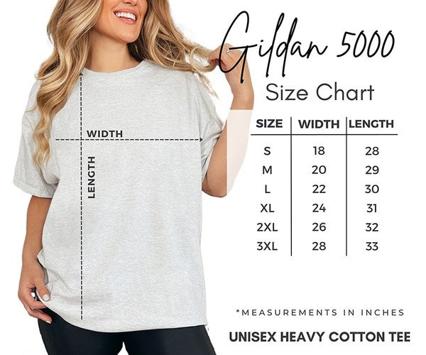 Western Cowgirl Bow Graphic Heavy Cotton Tee