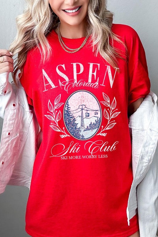 Aspen Ski Club Graphic Heavy Cotton Tee