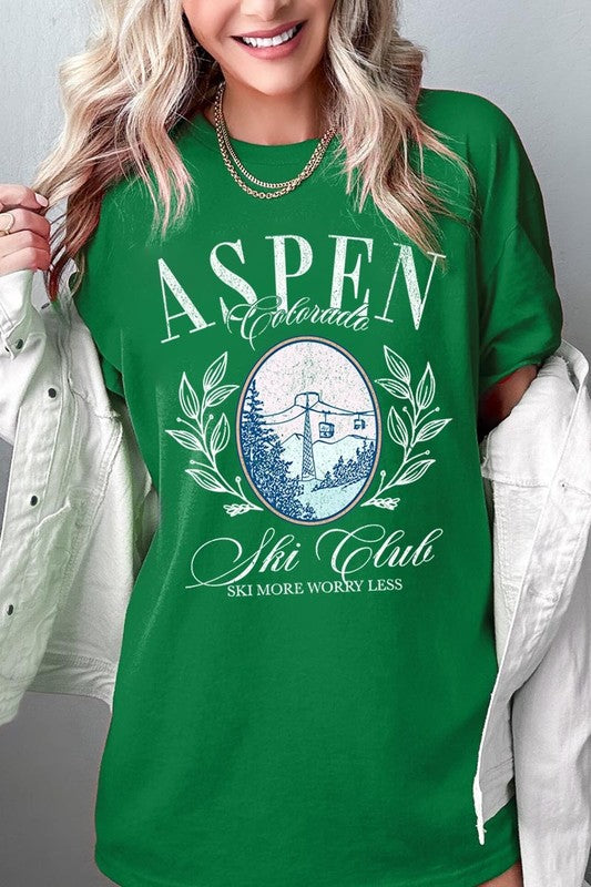 Aspen Ski Club Graphic Heavy Cotton Tee