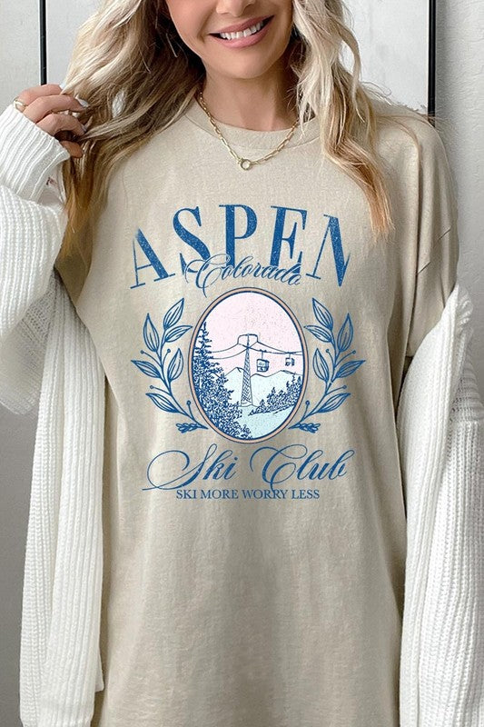 Aspen Ski Club Graphic Heavy Cotton Tee