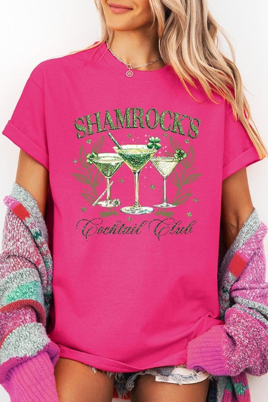 Shamrock's Cocktail Club Graphic Heavy Cotton Tee