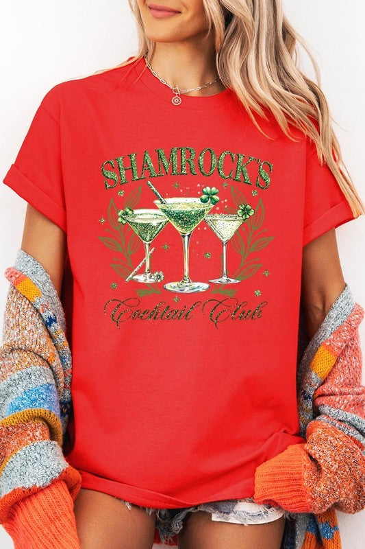Shamrock's Cocktail Club Graphic Heavy Cotton Tee