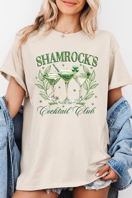 Shamrock's Cocktail Club Graphic Heavy Cotton Tee