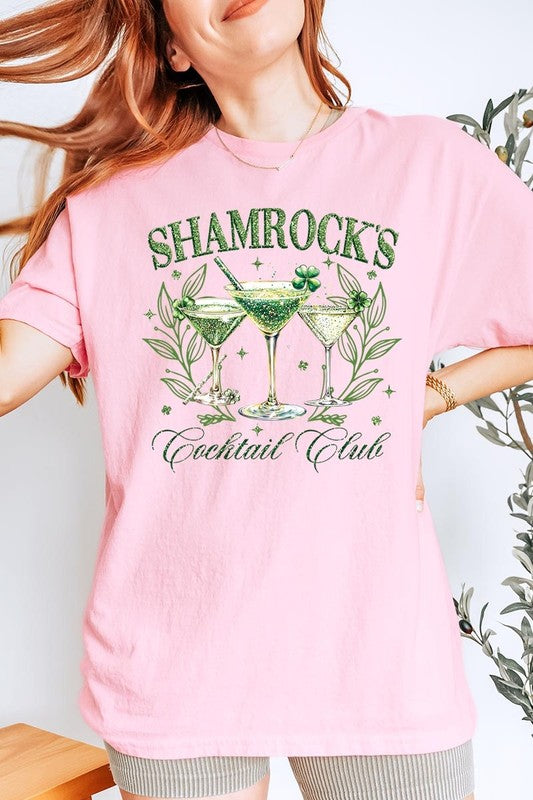 Shamrock's Cocktail Club Graphic Heavy Cotton Tee