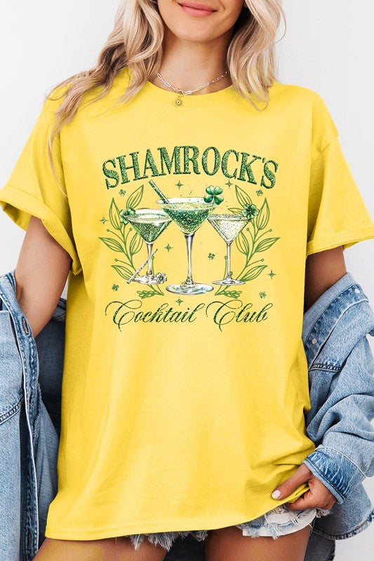 Shamrock's Cocktail Club Graphic Heavy Cotton Tee