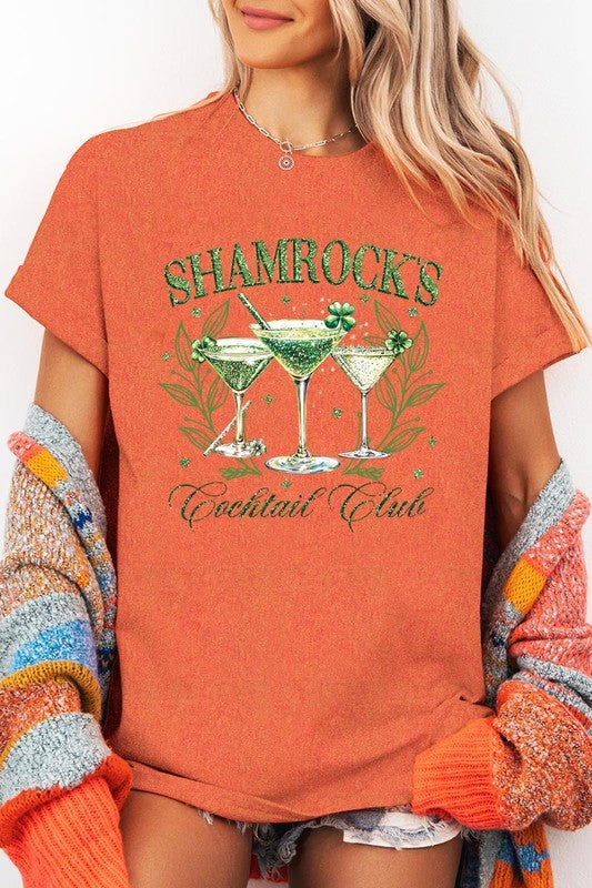 Shamrock's Cocktail Club Graphic Heavy Cotton Tee