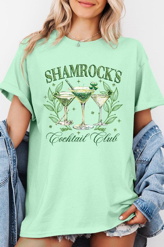 Shamrock's Cocktail Club Graphic Heavy Cotton Tee