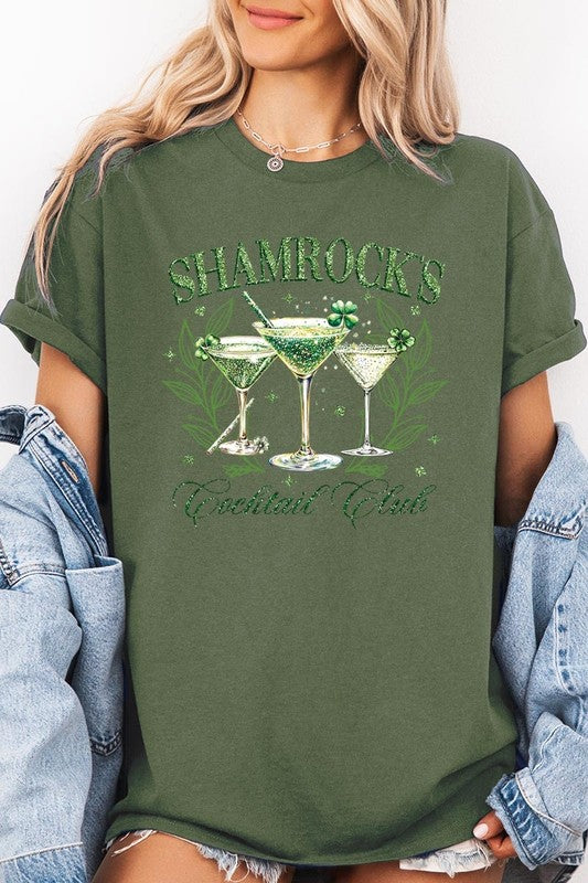 Shamrock's Cocktail Club Graphic Heavy Cotton Tee