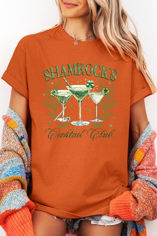 Shamrock's Cocktail Club Graphic Heavy Cotton Tee