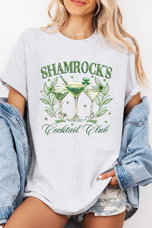 Shamrock's Cocktail Club Graphic Heavy Cotton Tee
