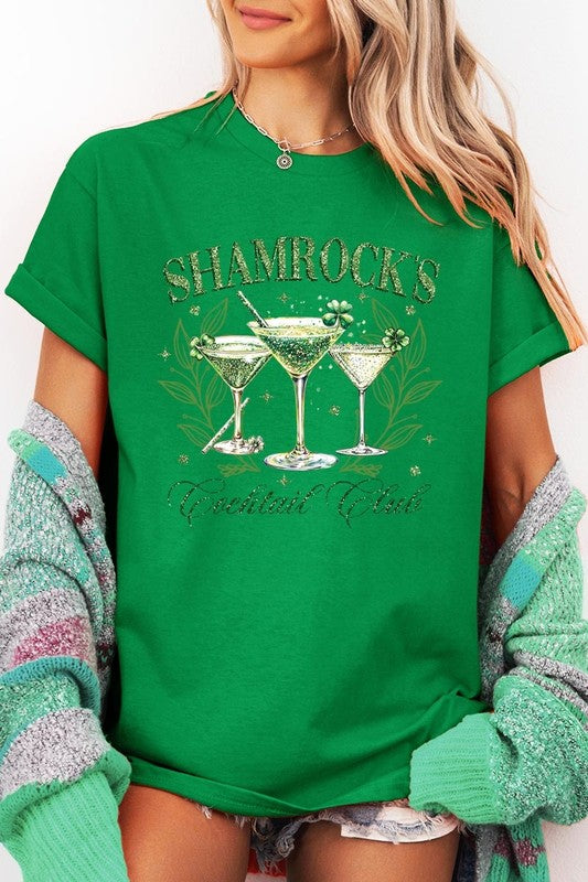 Shamrock's Cocktail Club Graphic Heavy Cotton Tee