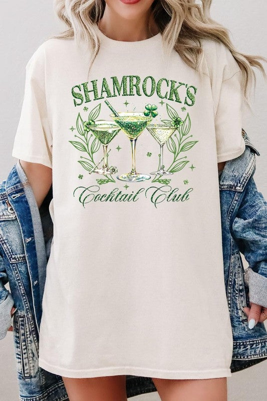 Shamrock's Cocktail Club Graphic Heavy Cotton Tee