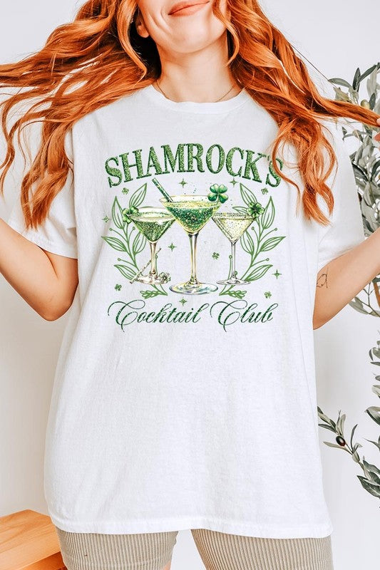 Shamrock's Cocktail Club Graphic Heavy Cotton Tee