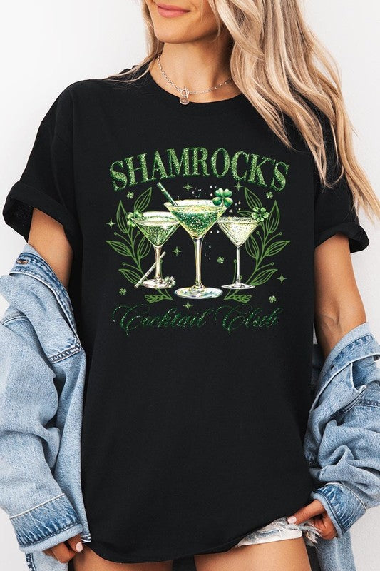 Shamrock's Cocktail Club Graphic Heavy Cotton Tee
