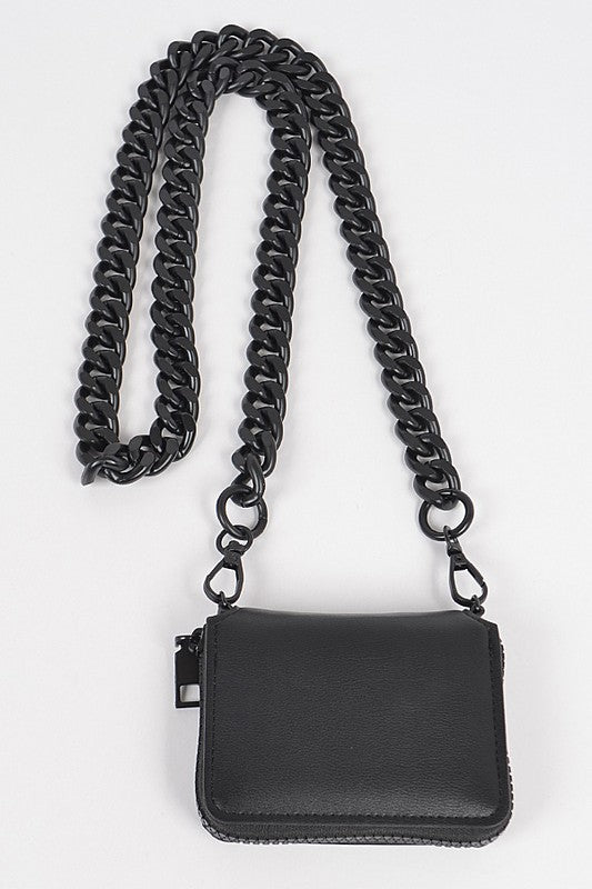 Iconic Chunky Chain Convertible Wallet