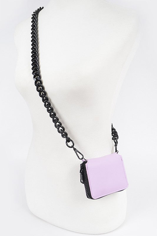 Iconic Chunky Chain Convertible Wallet