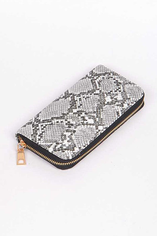 Python Printed Fashion Wallet