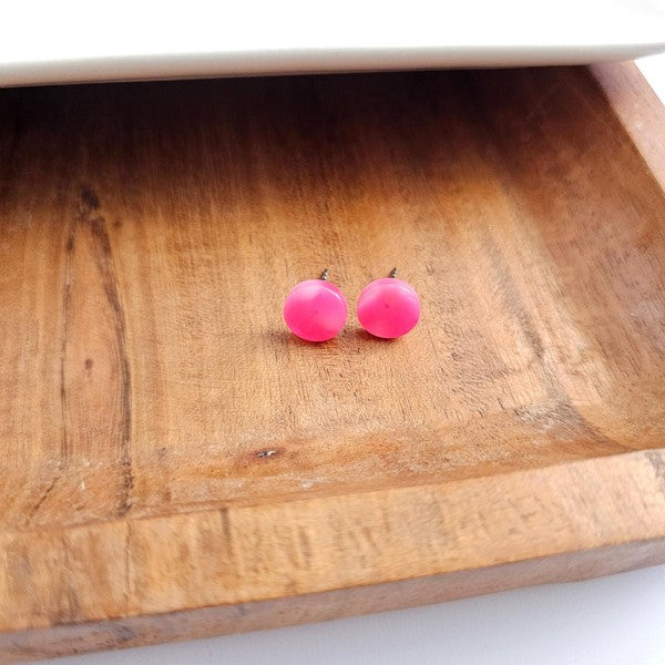 Kate Studs - Hot Pink