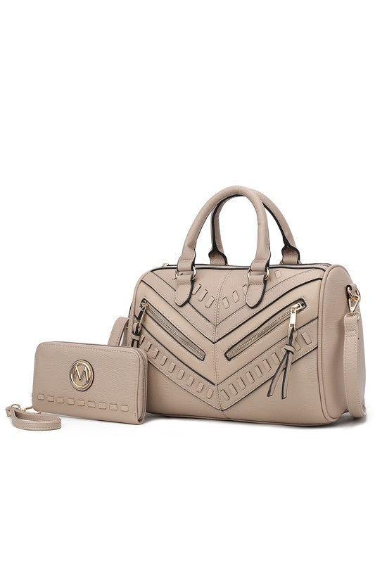 MKF Lara Satchel Bag with Wallet by Mia K