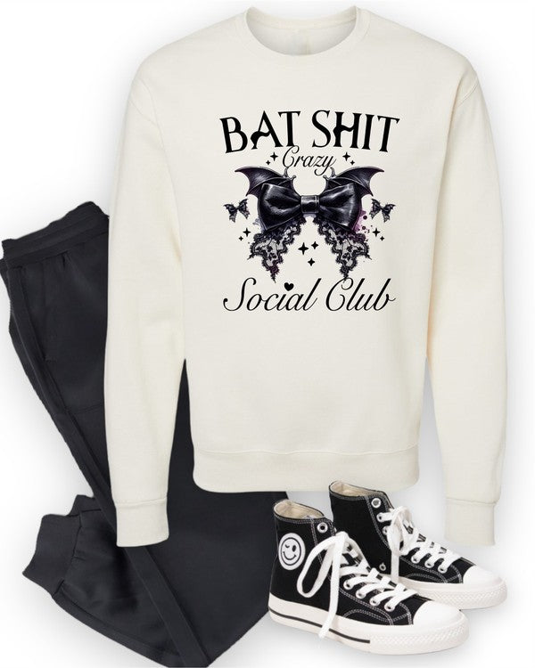 Bat Shit Crazy Social Club Graphic Sweatshirt