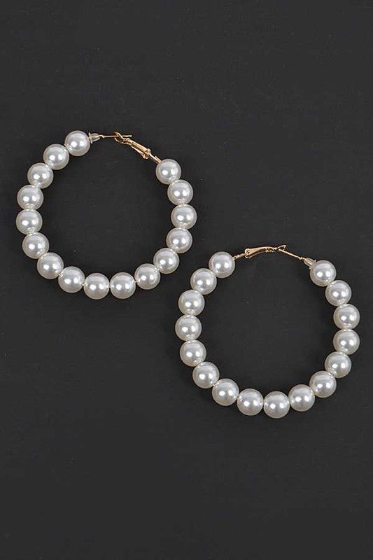 Pearl Strand Iconic Hoop Earrings