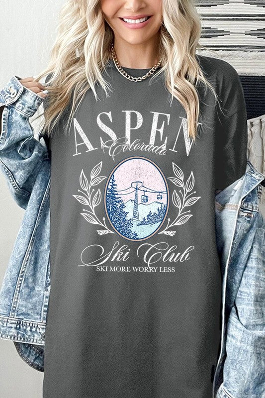 Aspen Ski Club Graphic Heavy Cotton Tee