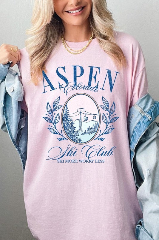 Aspen Ski Club Graphic Heavy Cotton Tee