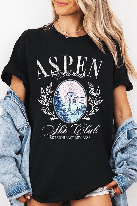 Aspen Ski Club Graphic Heavy Cotton Tee