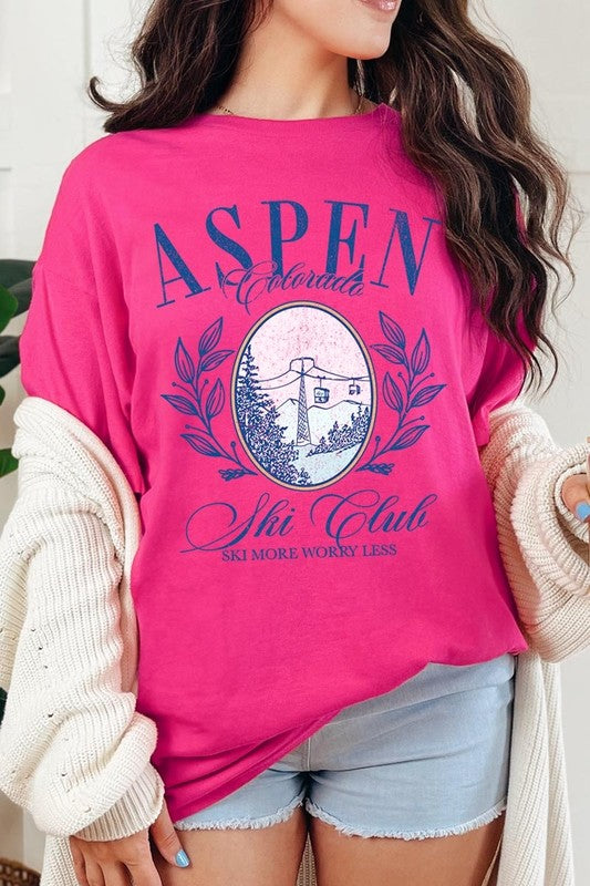 Aspen Ski Club Graphic Heavy Cotton Tee