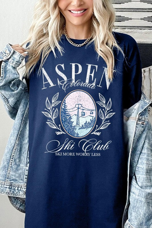 Aspen Ski Club Graphic Heavy Cotton Tee