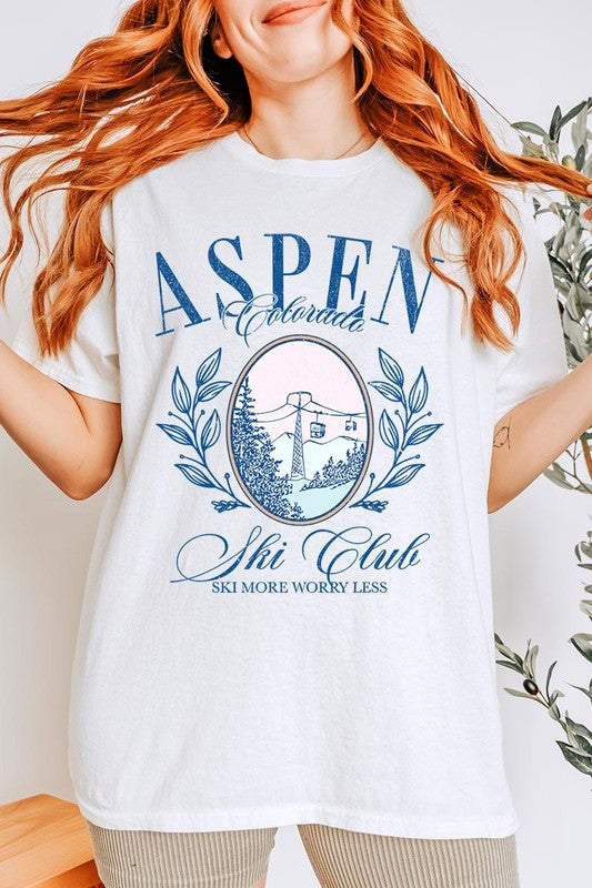 Aspen Ski Club Graphic Heavy Cotton Tee