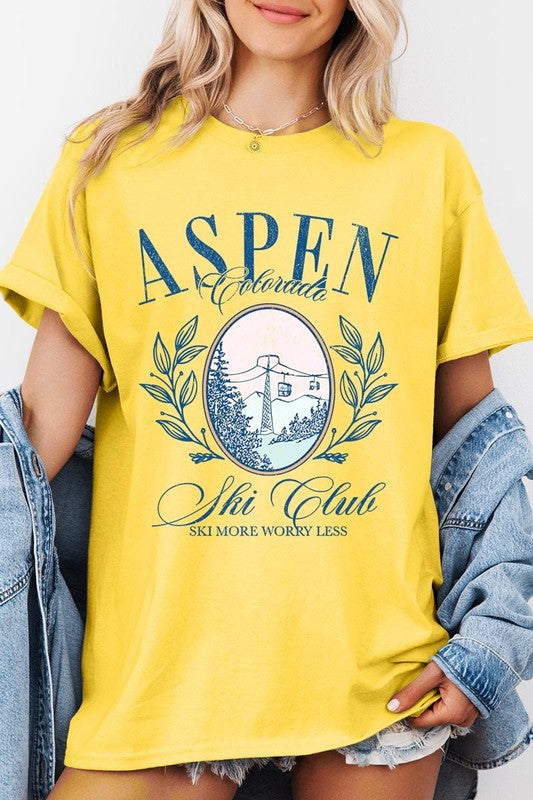 Aspen Ski Club Graphic Heavy Cotton Tee