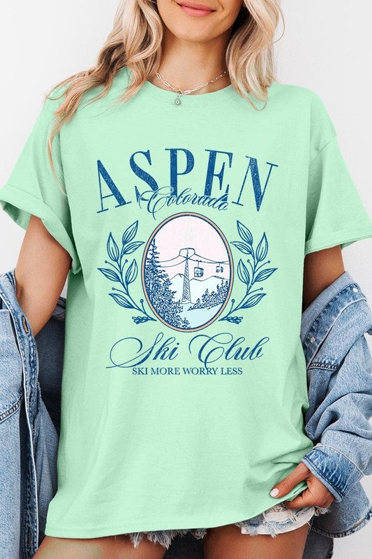Aspen Ski Club Graphic Heavy Cotton Tee