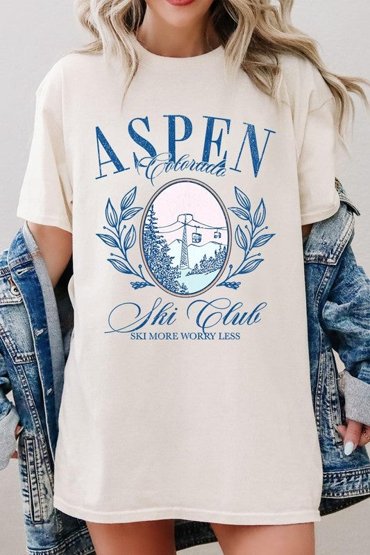 Aspen Ski Club Graphic Heavy Cotton Tee