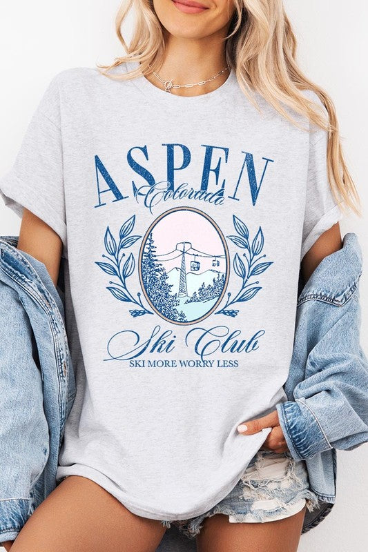 Aspen Ski Club Graphic Heavy Cotton Tee