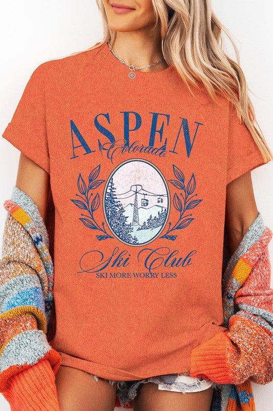 Aspen Ski Club Graphic Heavy Cotton Tee