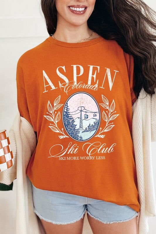 Aspen Ski Club Graphic Heavy Cotton Tee