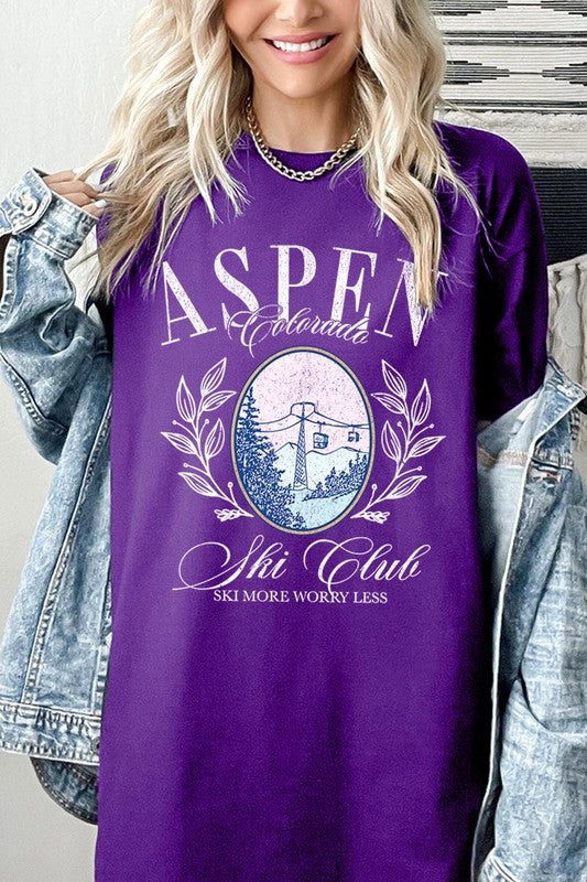 Aspen Ski Club Graphic Heavy Cotton Tee