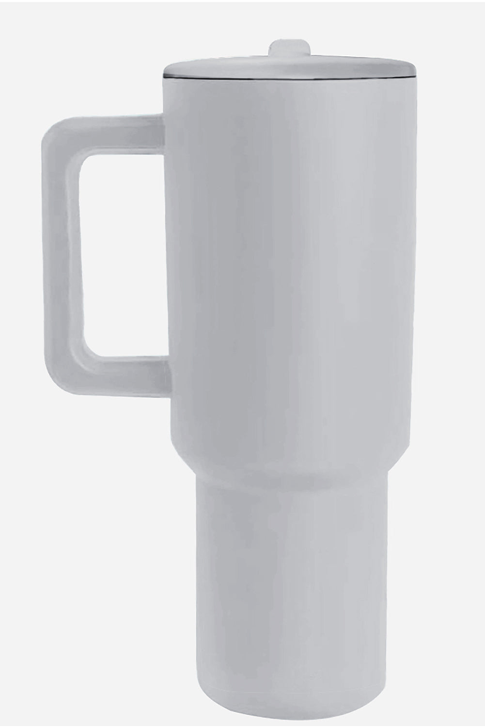 Pear Green Frosted Stainless Handle Large Vacuum Cup with Straw 1200ml